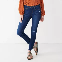 Women's Sonoma Goods For Life® Supersoft Stretch Midrise Skinny Jeans 20 Women's Sonoma Goods For Life® Supersoft Stretch Midrise Skinny Jeans -Glamix Store 2954787 Wyatt Destructed