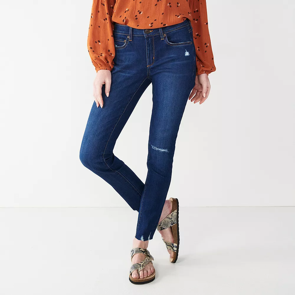 Women's Sonoma Goods For Life® Supersoft Stretch Midrise Skinny Jeans 4 Women's Sonoma Goods For Life® Supersoft Stretch Midrise Skinny Jeans - Image 4