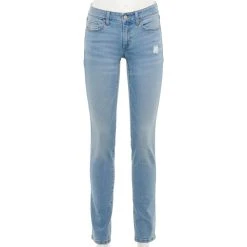 Women's Sonoma Goods For Life® Supersoft Midrise Straight-Leg Jeans -Glamix Store 3022856 Light Wash