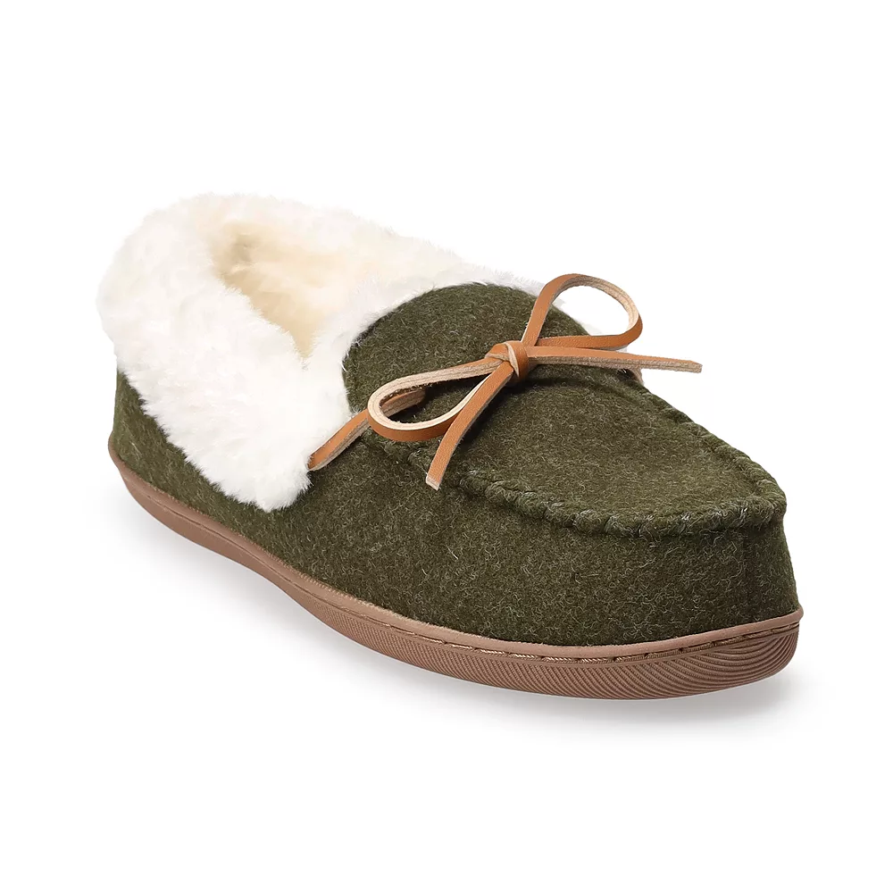 Sonoma Goods For Life® Women's Heathered Knit Moccasin Slippers