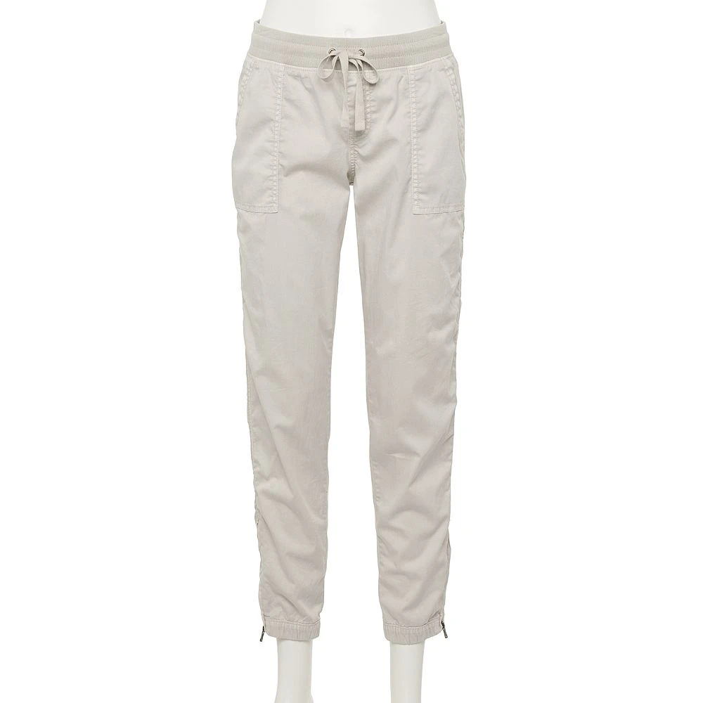 Women's Sonoma Goods For Life® Zipper-Hem Elastic-Waist Utility Jogger Pants 4 Women's Sonoma Goods For Life® Zipper-Hem Elastic-Waist Utility Jogger Pants - Image 4