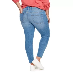 Plus Size Sonoma Goods For Life® Premium Mid-Rise Skinny Jeans 9 Plus Size Sonoma Goods For Life® Premium Mid-Rise Skinny Jeans -Glamix Store 4916151 ALT