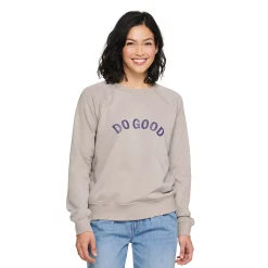 Women's Sonoma Goods For Life® Everyday Crewneck Sweatshirt -Glamix Store 4974237 Do Good