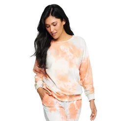 Women's Sonoma Goods For Life® Everyday Crewneck Sweatshirt -Glamix Store 4974237 Sage Dye Effect