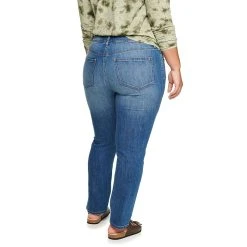 Plus Size Sonoma Goods For Life® Premium Mid-Rise Curvy Straight-Leg Jeans 13 Plus Size Sonoma Goods For Life® Premium Mid-Rise Curvy Straight-Leg Jeans -Glamix Store 4989903 ALT