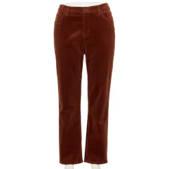 Plus Size Sonoma Goods For Life® Premium Mid-Rise Curvy Straight-Leg Jeans 11 Plus Size Sonoma Goods For Life® Premium Mid-Rise Curvy Straight-Leg Jeans -Glamix Store 4989903 Rustic Orange