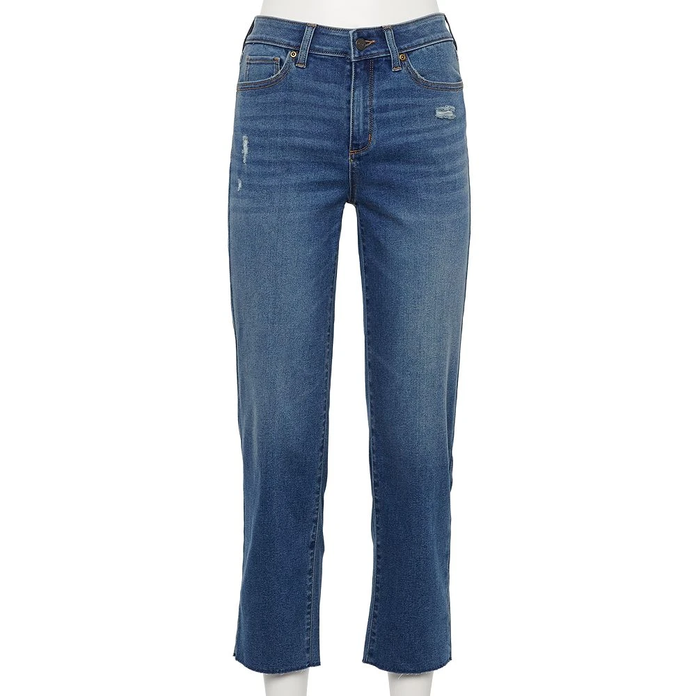 Petite Sonoma Goods For Life® High-Waisted Straight-Leg Crop Jeans 3 Petite Sonoma Goods For Life® High-Waisted Straight-Leg Crop Jeans - Image 3