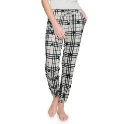 Women's Sonoma Goods For Life® Snit Banded Bottom Pajama Pants 9 Women's Sonoma Goods For Life® Snit Banded Bottom Pajama Pants -Glamix Store 5161200 Gray Star Plaid