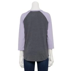 Women's Sonoma Goods For Life® Three Quarter Sleeve Baseball Graphic Tee -Glamix Store 5242169 ALT