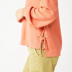 Women's Sonoma Goods For Life® Side Tie Sweatshirt -Glamix Store 5271671 ALT5