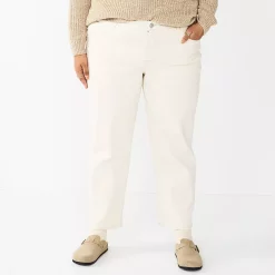 Plus Size Sonoma Goods For Life® Premium Rolled Girlfriend Jeans -Glamix Store 5272706 Underwood