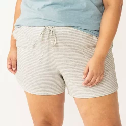 Plus Size Sonoma Goods For Life® Pajama Shorts 8 Plus Size Sonoma Goods For Life® Pajama Shorts -Glamix Store 5490355 Gray Feeder