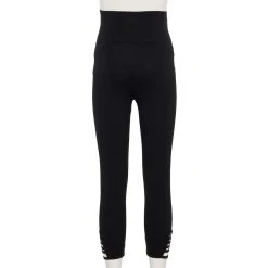 Maternity Sonoma Goods For Life® Over-The-Belly Cropped Lattice Leggings -Glamix Store 5519817 ALT