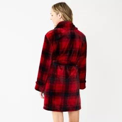 Women's Sonoma Goods For Life® Short Plush Robe -Glamix Store 5574694 ALT