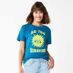 Women's Sonoma Goods For Life® Relaxed Graphic Tee -Glamix Store 5596692 Be The Sunshine