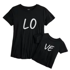 Maternity Sonoma Goods For Life® Mommy & Me Graphic Tee Set -Glamix Store 5599953 Love