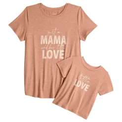 Maternity Sonoma Goods For Life® Mommy & Me Graphic Tee Set -Glamix Store 5599953 Mama Little Love