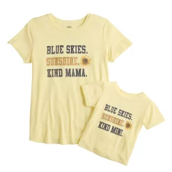Maternity Sonoma Goods For Life® Mommy & Me Graphic Tee Set -Glamix Store 5599953 Sunshine