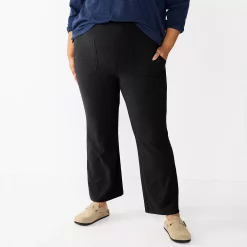 Plus Size Sonoma Goods For Life® High-Waisted Flare Leggings 6 Plus Size Sonoma Goods For Life® High-Waisted Flare Leggings -Glamix Store 5613405 Black