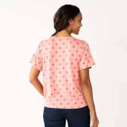 Women's Sonoma Goods For Life® Ruffled Babydoll Top -Glamix Store 5665750 ALT