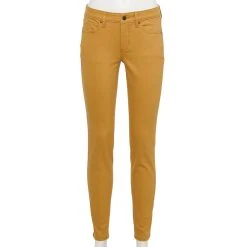 Women's Sonoma Goods For Life® Supersoft Stretch Midrise Skinny Jeans -Glamix Store 5671206 Kings Camel