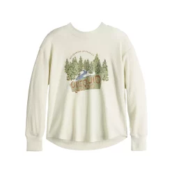 Women's Sonoma Goods For Life® Mockneck Waffle Top -Glamix Store 5672315 ALT5