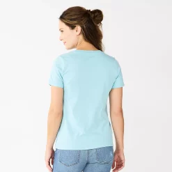 Women's Sonoma Goods For Life® Short Sleeve Christmas Graphic Tee -Glamix Store 5686036 ALT