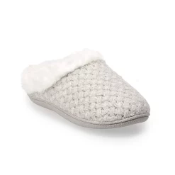 Women's Sonoma Goods For Life® Cozy Knit Clog Marled Basket Weave Slippers