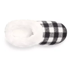 Women's Sonoma Goods For Life® Faux Fur Buffalo Plaid Clog Slippers -Glamix Store 5697310 ALT4