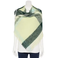 Women's Sonoma Goods For Life® Slub Yarn Boucle Triangle Scarf -Glamix Store 5731416 Green