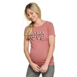 Maternity Sonoma Goods For Life® Fitted Crewneck Graphic Tee -Glamix Store 6120299 Vintage Mama Love