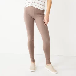 Women's Sonoma Goods For Life® Midrise Leggings 21 Women's Sonoma Goods For Life® Midrise Leggings -Glamix Store 6120748 Basil Brown