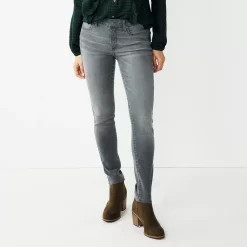 Women's Sonoma Goods For Life® Supersoft Stretch Midrise Skinny Jeans -Glamix Store 6124976 Cellars